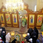 Божественная литургия в Успенском храме